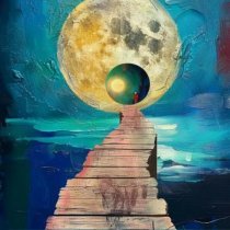 Лубренций Лукс - Лунный путь по воде