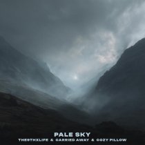 THE9THXLIFE, cozy pillow, Carried Away - pale sky