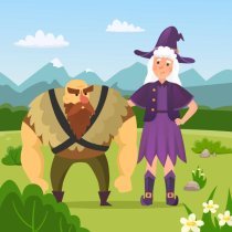 Сказки Бабы Яги - Сказка про Лешего и Бабу Ягу