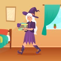 Сказки Бабы Яги - Сказка про Бабу Ягу и стиральную машинку